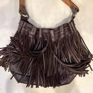 McFaddin Two Bar West Fringe Purse